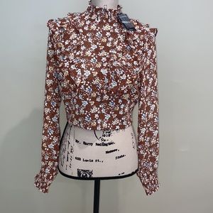 Forever 21 Long Sleeve Crop Top